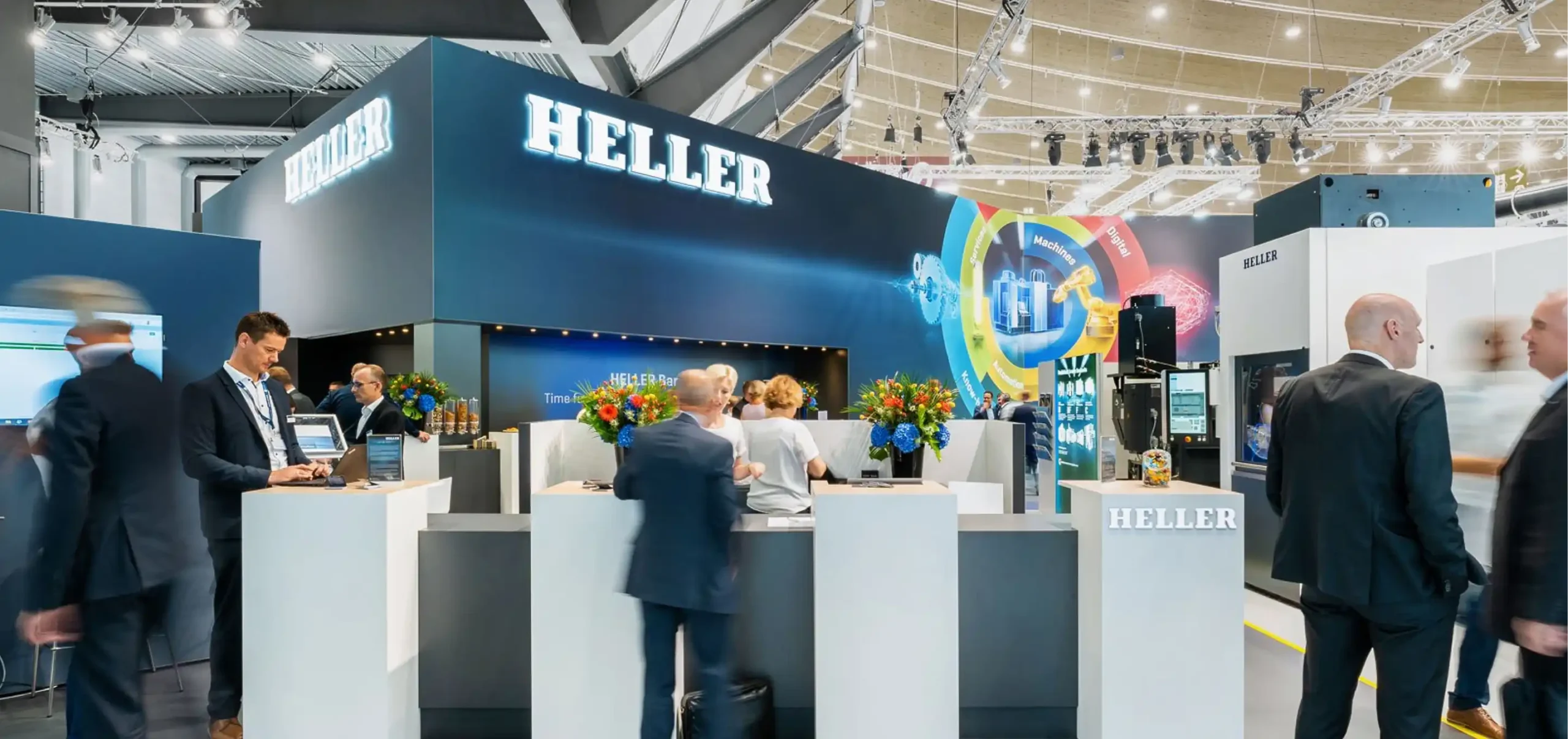 heller, Messestand, Konzeption