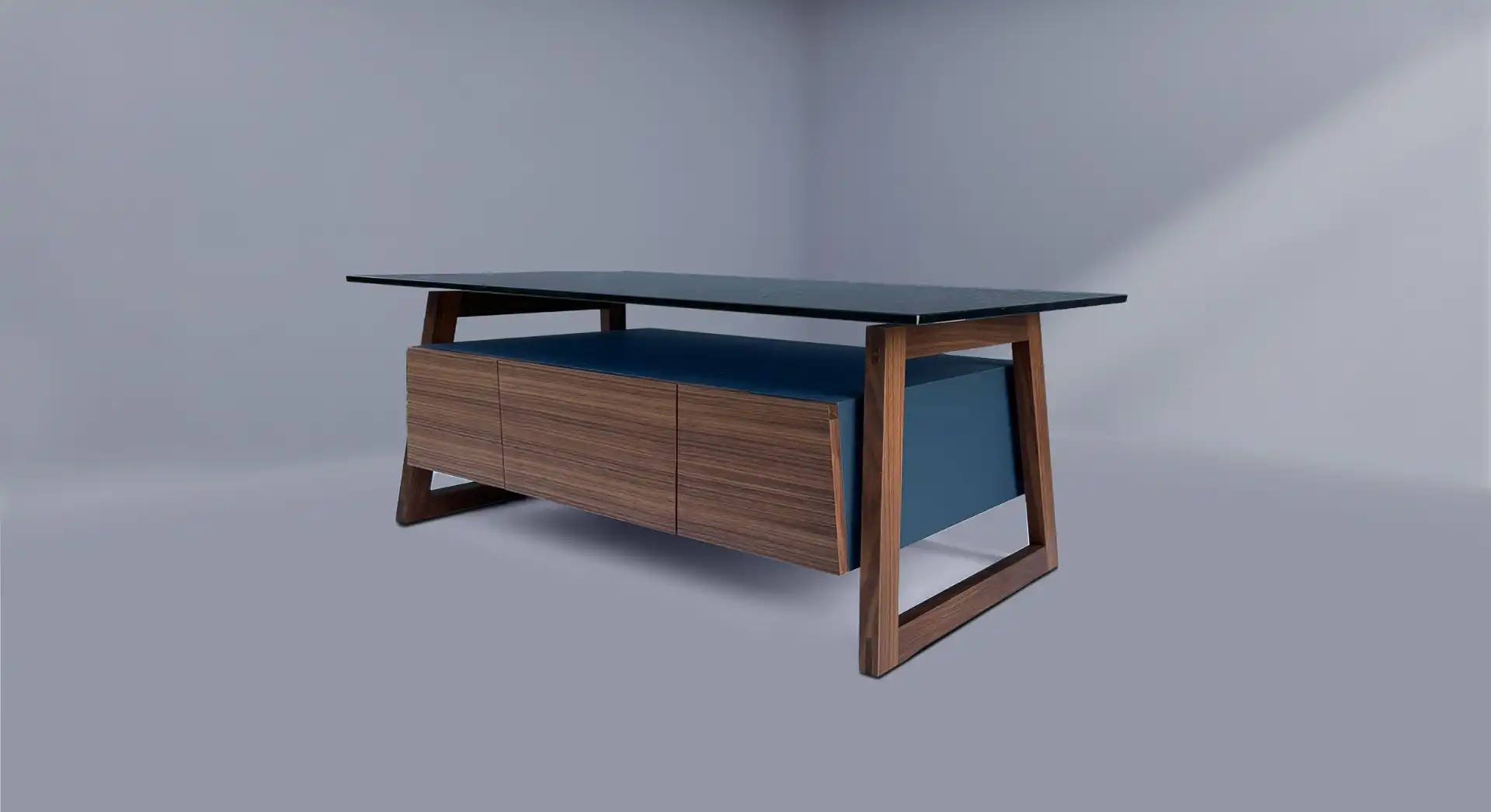 Gesellenstück von Lukas Reichhardt, Tisch mit Unterbau